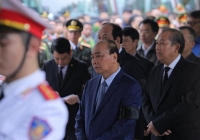 Thủ tướng Chính phủ viếng 3 liệt sĩ hy sinh ở Đồng Tâm