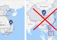 Facebook xóa Hoàng Sa, Trường Sa khỏi bản đồ Việt Nam