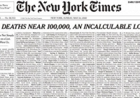 Trang đầu New York Times và những câu chuyện lớn về sự ra đi của hàng nghìn người vì Covid-19