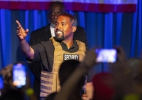 Rapper Kanye West tổ chức sự kiện vận động tranh cử đầu tiên