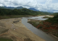 Hồ thuỷ điện Hủa Na cạn kiệt nước