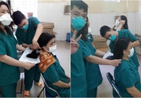 Các nữ bác sĩ ở Đà Nẵng cắt ngắn tóc ngắn, 'quyết chiến' với covid-19