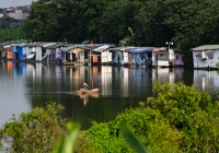 Mực nước sông Hồng tại Hà Nội lên cao 