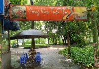 Cảnh hoang vắng, xập xệ ở công viên Tuổi thơ thuộc 'khu đô thị kiểu mẫu' ở Hà Nội