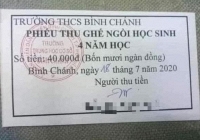 TPHCM yêu cầu trường THCS Bình Chánh trả lại tiền thu ghế ngồi của học sinh
