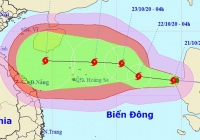 Bão số 8 vào Biển Đông với sức gió mạnh cấp 8