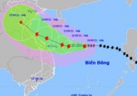 Bão số 5 chỉ cách quần đảo Hoàng Sa 220km, giật cấp 12