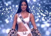 Kim Duyên ghi điểm với màn catwalk đầy thần thái tại bán kết Hoa hậu Hoàn vũ 2021