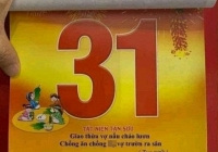 Tờ lịch Tết gây xôn xao cộng đồng mạng vì nội dung phản cảm