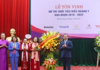 Toàn cảnh lễ tôn vinh Nữ trí thức tiêu biểu ngành Y giai đoạn 2019 - 2022