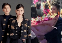 Người yêu tomboy của Á quân The Face Vietnam 2023 ôm hoa dưới khán đài 'lọt' ống kinh team qua đường