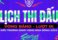Lịch thi đấu vòng bảng Đấu Trường Danh Vọng mùa Đông 2023 mới nhất