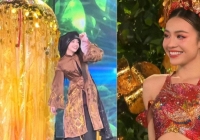 Màn “lột xác” từ bà lão thành cô Tấm của người đẹp Trà Vinh ngay trên sân khấu Miss Grand Vietnam 2023