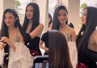 Á hậu Phương Nhi và Minh Kiên chung khung hình, đọ sắc qua camera thường kết quả thế nào?