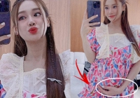 Nhã Phương khoe nhan sắc xinh đẹp khi mang bầu tháng thứ 7 nhưng gây lo lắng vì 1 điểm