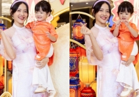 Trương Mỹ Nhân khoe ảnh bên con gái, để lộ rõ vòng 2 vượt mặt giữa nghi vấn đang mang thai