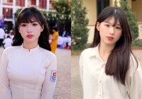 Nữ sinh diện áo dài được truy lùng nhiều nhất ngày khai giảng: Học trường top đầu miền Trung, profile gây bất ngờ 