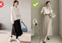 Quý cô sành điệu không bao giờ sắm 4 kiểu áo này để diện với chân váy dáng dài 