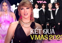 Kết quả VMAs 2023: Taylor Swift ôm cúp mỏi tay, Jungkook (BTS) thắng nhẹ 1 giải, nhóm nam JYP gây bất ngờ