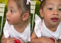 Hà Hồ 'tan chảy' vì con gái cưng Lisa: Đi ăn hàng nhưng luôn miệng nhắc mua đồ về cho mẹ