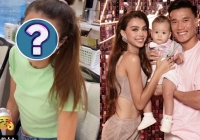 Vợ mẫu Tây Bùi Tiến Dũng trổ tài vào bếp, lộ nhan sắc khi ở nhà 