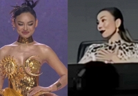 Hà Hồ - Lan Khuê 'mắt chữ A mồm chữ O' khi Mai Ngô làm Á quân, phản ứng của Thanh Hằng mới đáng nói