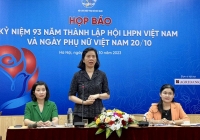 Nhiều sự kiện ý nghĩa kỷ niệm 93 năm thành lập Hội LHPN Việt Nam và Ngày Phụ nữ Việt Nam 20/10