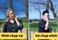 Vợ chồng thiếu gia - hot girl chụp ảnh cùng bối cảnh, cùng để tay lên mặt nhưng xem thành phẩm thì “nó lạ lắm”!