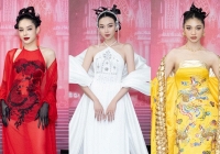Thảm đỏ đêm thi Trang phục dân tộc Miss Grand International: Thùy Tiên kiều diễm chiếm 'spotlight' khi đọ sắc Á hậu Miss Grand International 2022