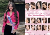Dù vướng loạt tranh cãi, Á hậu Phương Nhi bất ngờ được dự đoán đăng quang Miss International