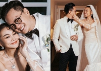 'Hot hòn họt' ảnh cưới full HD Thanh Hằng: Chú rể hôn nhẹ, sửa giày và kề má cô dâu cực tình cảm