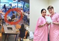 Đang ăn thì đau bụng chuyển dạ, thai phụ nói một câu khiến chủ nhà hàng 'trố mắt', tạo ra câu chuyện cực viral trên mạng xã hội