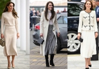 9 set chân váy dài cho thấy đẳng cấp biểu tượng thời trang của Vương phi Kate Middleton
