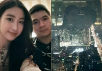 Hoa hậu Đỗ Mỹ Linh và chồng tình tứ trong kỷ niệm 1 năm đám cưới, hiếm hoi công khai làm việc này