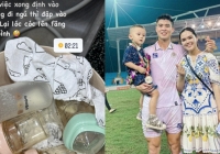 Vợ Duy Mạnh 3 tháng sau sinh con: Làm việc tới 2h sáng vẫn phải rửa bình sữa mới được đi ngủ