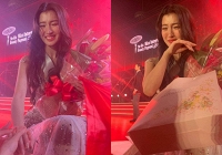 Á hậu Phương Nhi bật khóc, có chia sẻ đầu tiên sau khi trượt Top 7 Miss International