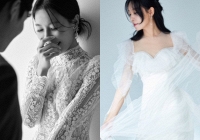 Nữ diễn viên Hạ Cánh Nơi Anh tung ảnh cưới đẹp như mơ với doanh nhân kém tuổi, nhan sắc cô dâu gây bất ngờ