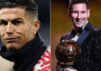 Bị gạt khỏi danh sách đề cử, Ronaldo đã làm gì trong lúc Messi nhận danh hiệu Quả bóng vàng lịch sử?