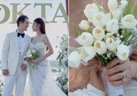 Hoa cầm tay của vợ chồng Đăng Khôi sau 10 năm 'cưới lại' có ý nghĩa đặc biệt gì trong hành trình mới?