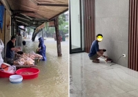 Bi hài chuyện vượt khó giữa mưa lũ ở Huế: Nấu mì ở sảnh chung cư, muốn hái rau vườn phải biết lặn