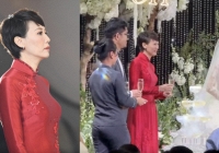 Mẹ vợ trẻ đẹp cười tươi rói khi được Văn Hậu chúc rượu, thái độ thế này là ưng con rể lắm đây!