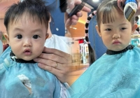 Cường Đô La đưa các con đi 'tút tát nhan sắc', biểu cảm của hai nhóc tì khiến dân mạng cười không ngớt