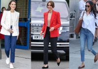 Vương phi Kate và Meghan Markle mặc gì khi đi giày bệt để tôn dáng tối ưu?