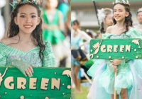 Cô bé gây sốt MXH vì quá xinh trong hội thao trường, hoá ra là cháu gái của cố danh hài đình đám này