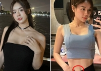 Cindy Lư khoe đi tập gym với Đạt G để giữ vòng eo phẳng lì, để lộ một chi tiết làm nhiều 'chị mẹ' khác thấy đồng cảm