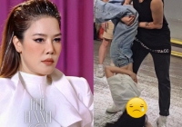 Dân mạng rần rần trước cảnh đầu bị đập xuống đất của sao nữ hạng A trong hậu trường “Chị đẹp”