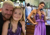 Victoria Beckham cấm Harper makeup nhưng liên tục để con mặc trang phục không hợp tuổi?