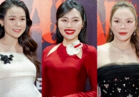 Phương Mỹ Chi xuất hiện tươi tắn hậu tin đồn clip nhạy cảm, Sam khoe bụng bầu 'vượt mặt' trên thảm đỏ 'Quỷ cẩu'