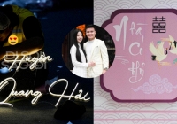 Bà hàng xóm review rạp ăn hỏi Quang Hải - Chu Thanh Huyền ở quê cô dâu: Dựng theo thiết kế riêng, tại trường học đầu ngõ