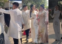 Quang Hải có hành động tinh tế, dịu dàng với Chu Thanh Huyền, giống cách Đoàn Văn Hậu cưng chiều Doãn Hải My